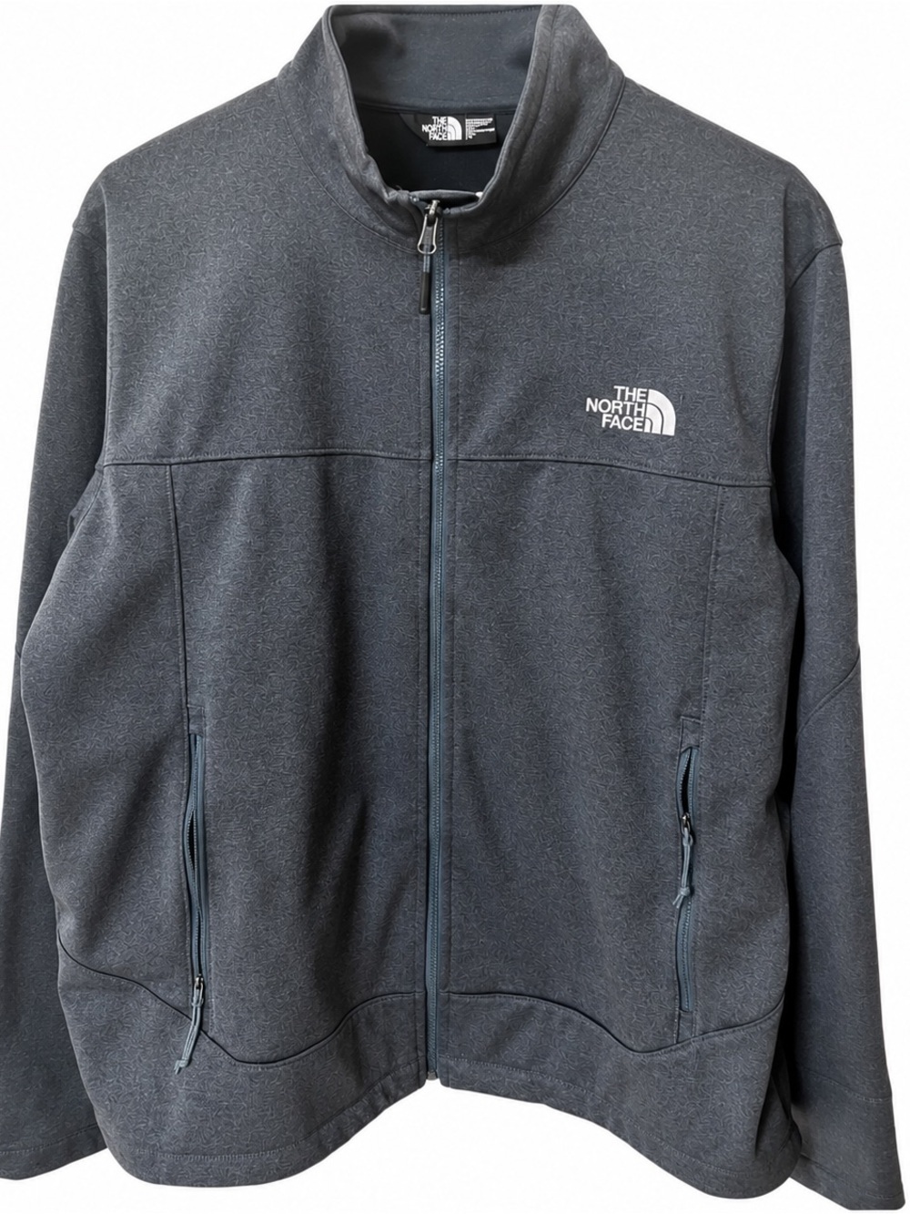 The North Face Men’s L WindWall Soft Shell Full Zip Jacket Gray